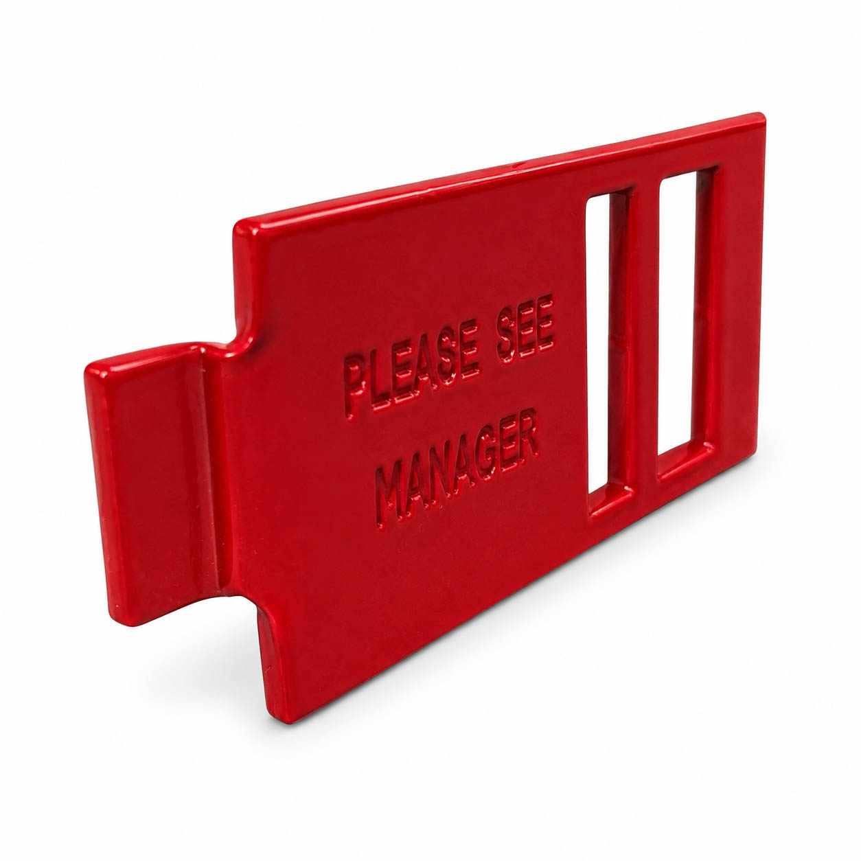 Red Lockout Overlock Plate for Latches| All From 1 Supply